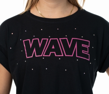 T Shirt Wave Black