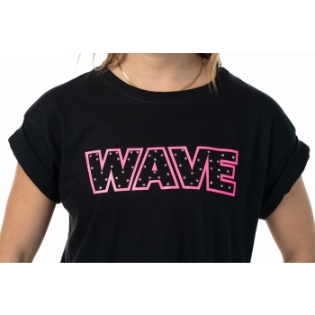 T Shirt Wave Black