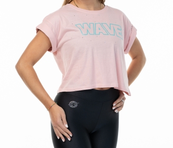 T Shirt Wave Pink