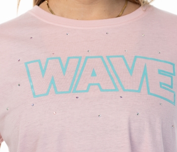 T Shirt Wave Pink
