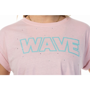 T Shirt Wave Pink