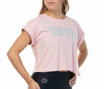 T Shirt Wave Pink