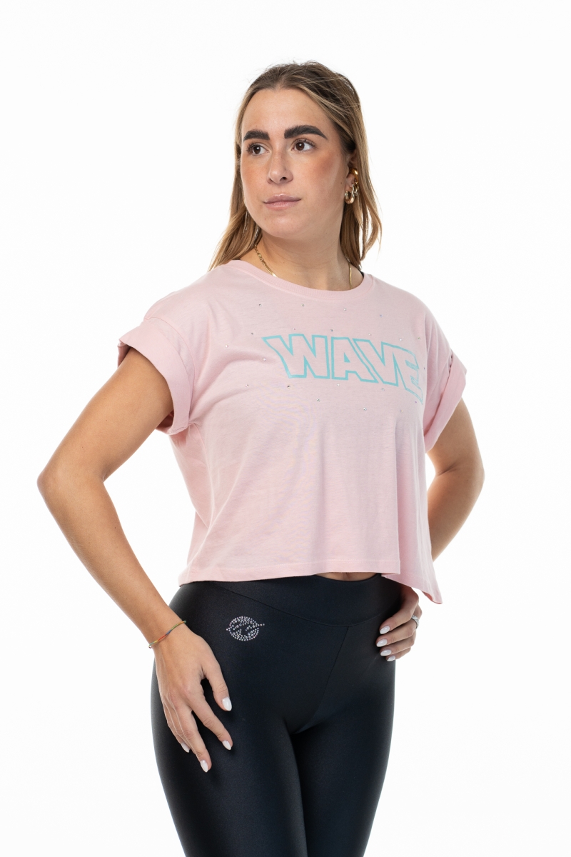 T Shirt Wave Pink