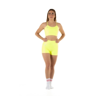 Wave sports top model Emma Woman Yellow Fluo